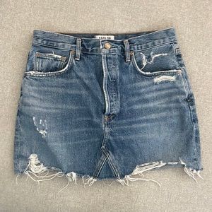 Agolde denim skirt